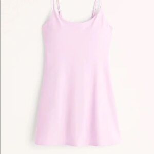 Abercrombie Light Pink / Purple Mini Traveler Dress Size Medium